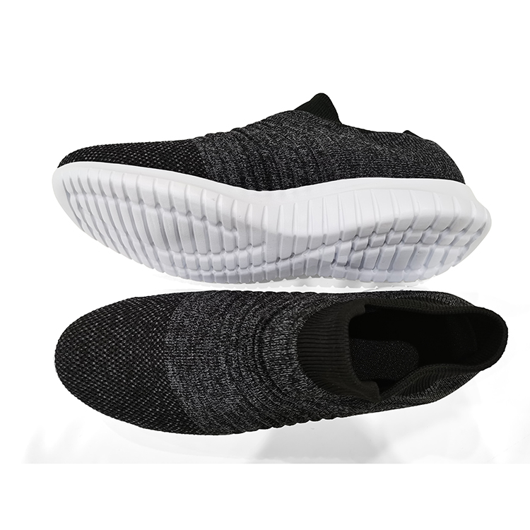 China Popular Latest Fashion Slip-On Knit Sneaker Cheap Sports Running Casual Shoes