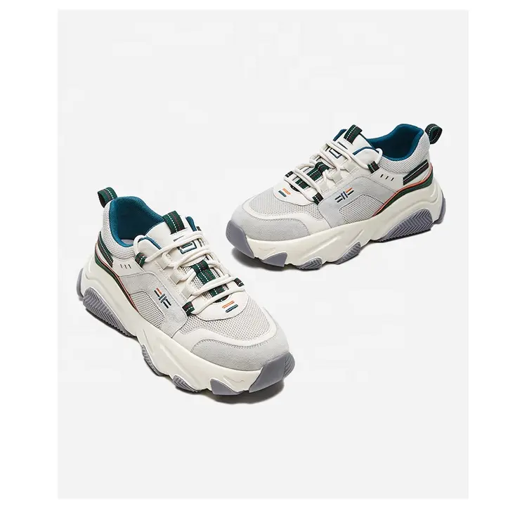 China Men Fashion Lace-up Mesh Breathable Sneakers Sport Shoes